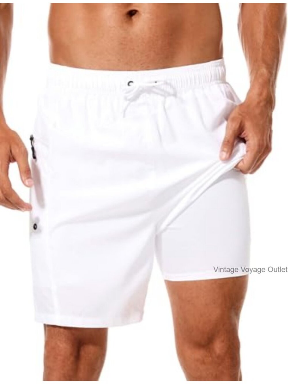 Men's Swim Trunks with Compression Liner Quick Dry 7 Inch